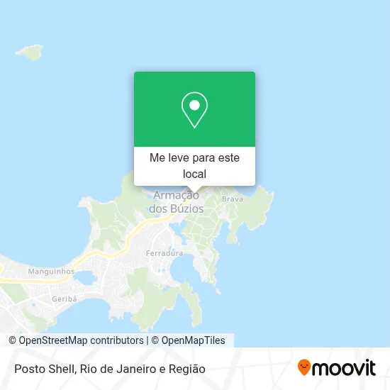Posto Shell mapa