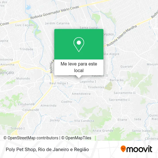 Poly Pet Shop mapa