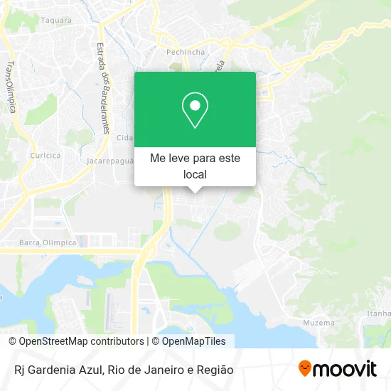 Rj Gardenia Azul mapa