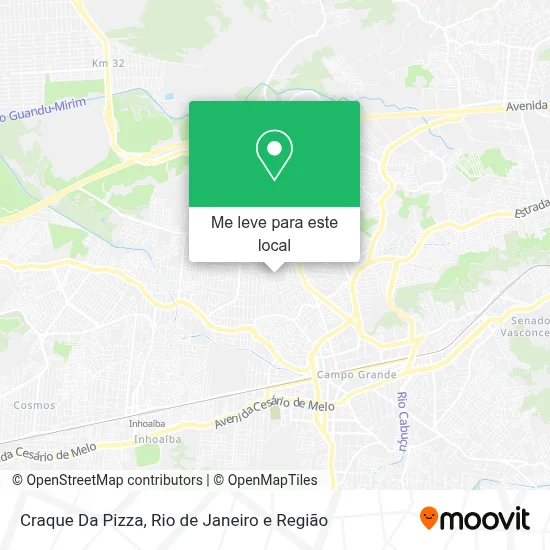 Craque Da Pizza mapa