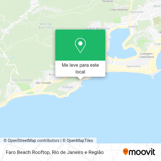 Faro Beach Rooftop mapa