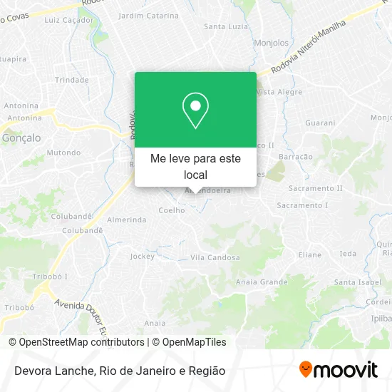 Devora Lanche mapa