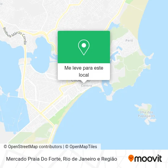 Mercado Praia Do Forte mapa