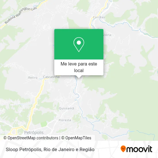 Sloop Petrópolis mapa