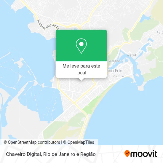 Chaveiro Digital mapa