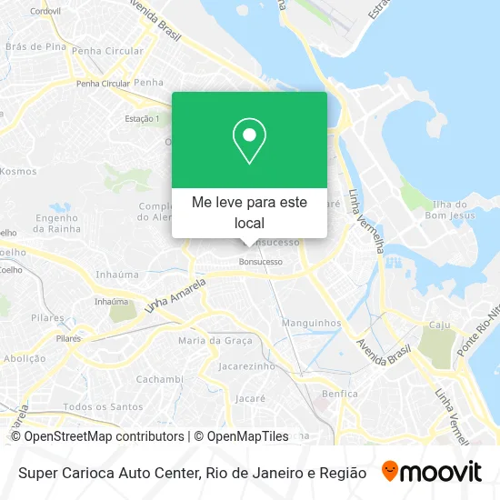 Super Carioca Auto Center mapa