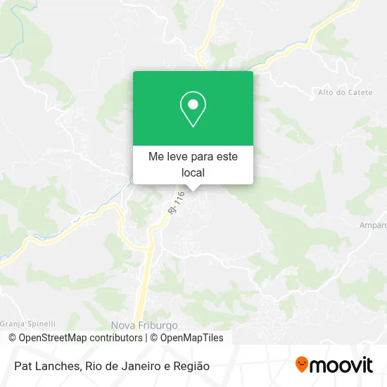 Pat Lanches mapa