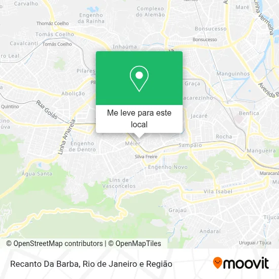 Recanto Da Barba mapa