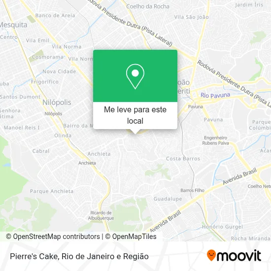 Pierre's Cake mapa