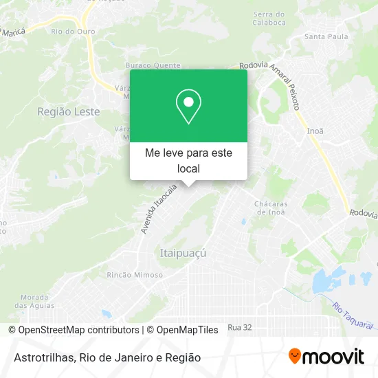 Astrotrilhas mapa