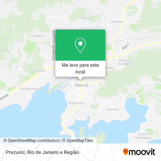 Prezunic mapa