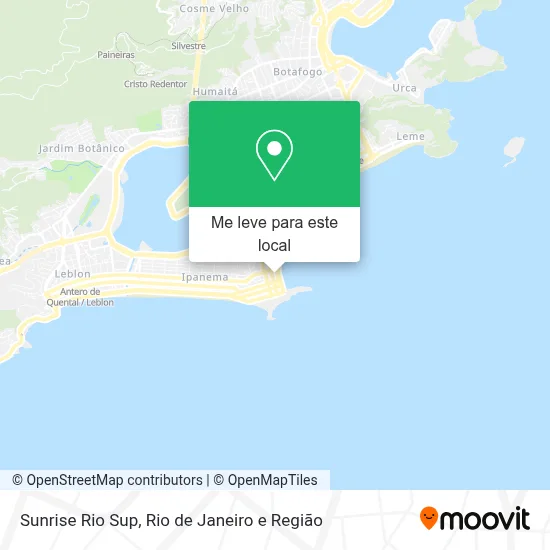 Sunrise Rio Sup mapa