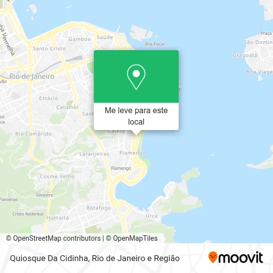Quiosque Da Cidinha mapa