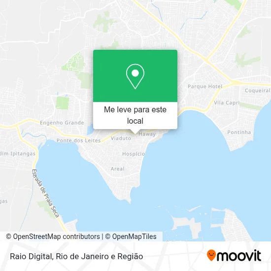 Raio Digital mapa
