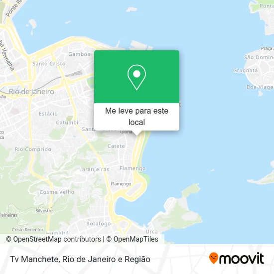 Tv Manchete mapa