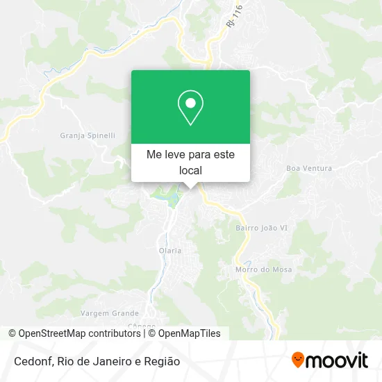 Cedonf mapa