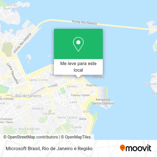Microsoft Brasil mapa