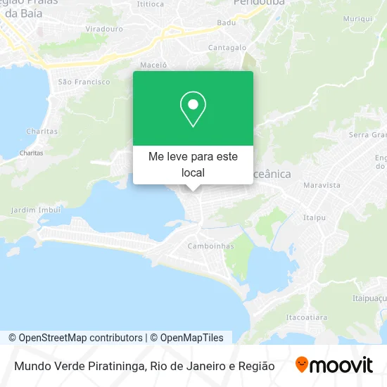 Mundo Verde Piratininga mapa