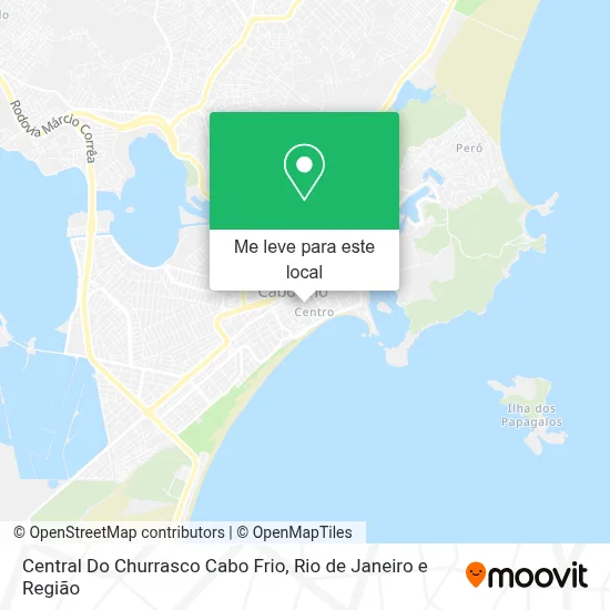 Central Do Churrasco Cabo Frio mapa