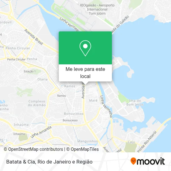 Batata & Cia mapa