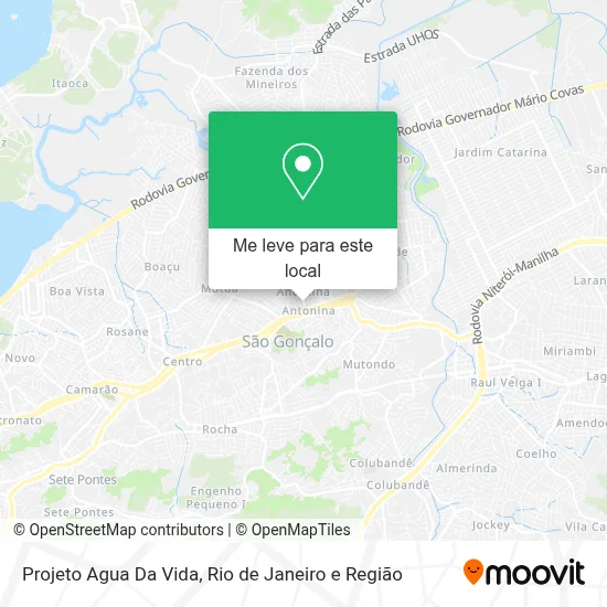 Projeto Agua Da Vida mapa