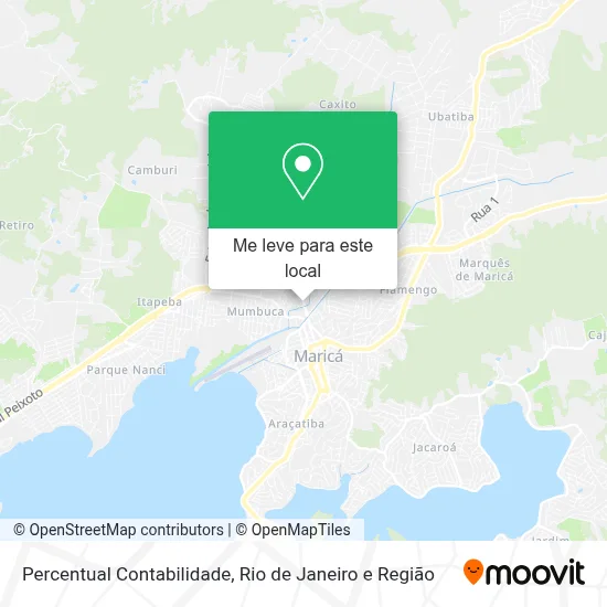 Percentual Contabilidade mapa