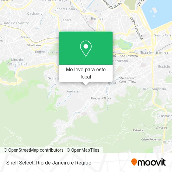 Shell Select mapa