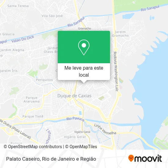 Palato Caseiro mapa