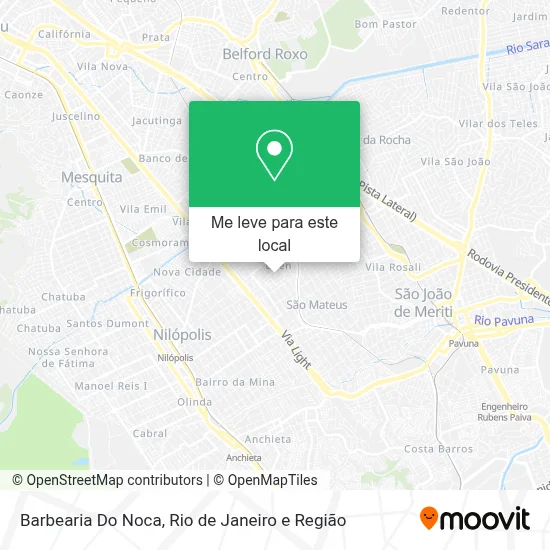 Barbearia Do Noca mapa