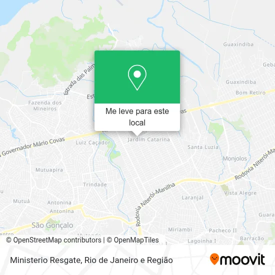 Ministerio Resgate mapa