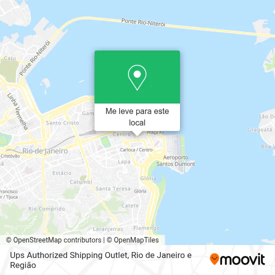 Ups Authorized Shipping Outlet mapa