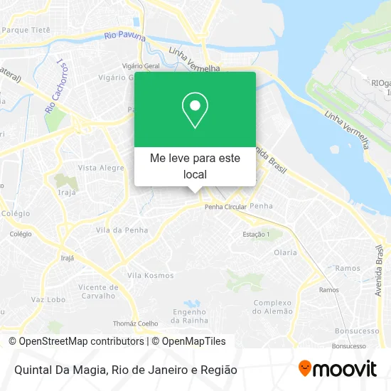 Quintal Da Magia mapa