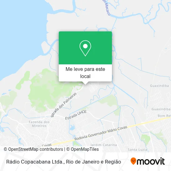 Rádio Copacabana Ltda. mapa
