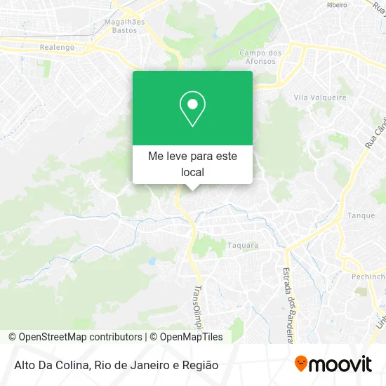 Alto Da Colina mapa