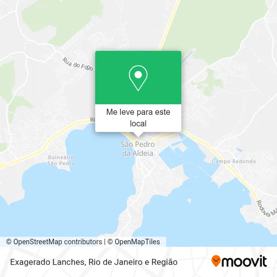 Exagerado Lanches mapa