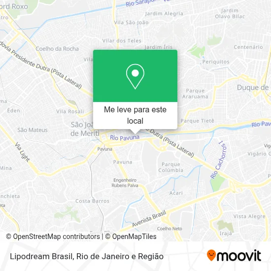 Lipodream Brasil mapa