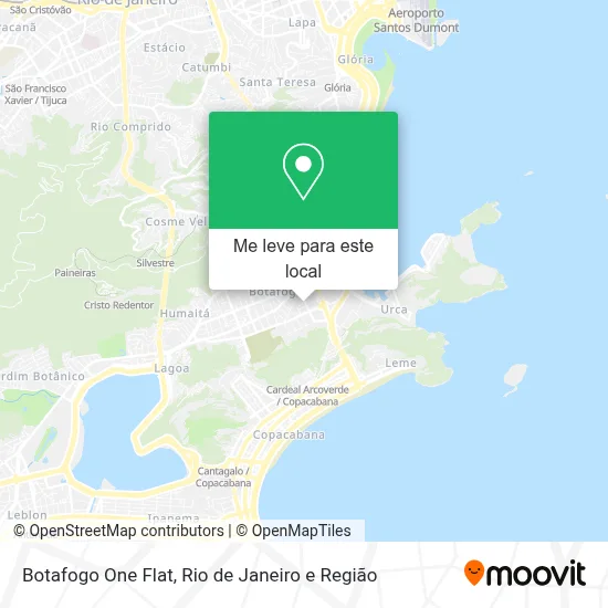 Botafogo One Flat mapa