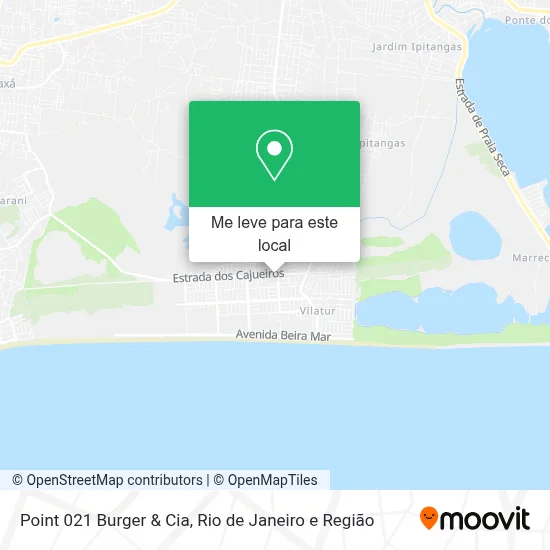 Point 021 Burger & Cia mapa