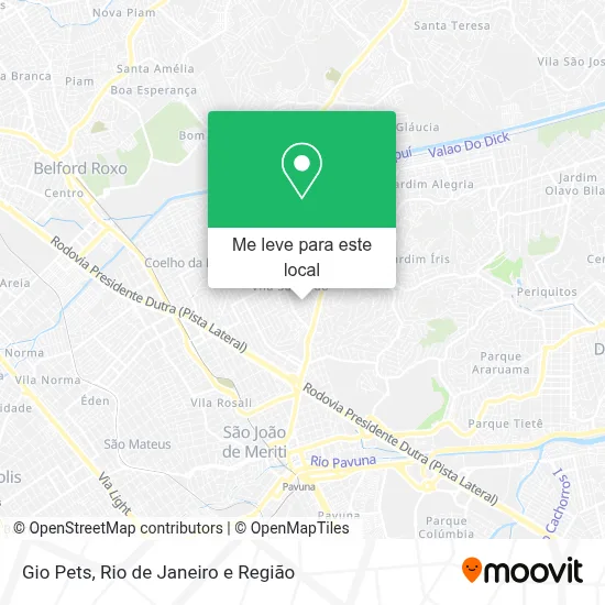 Gio Pets mapa