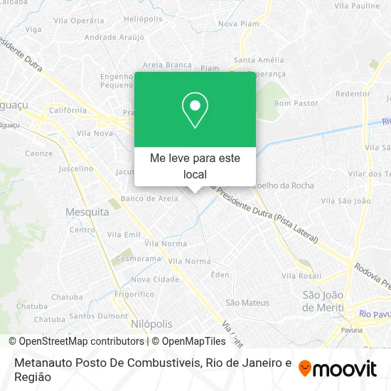 Metanauto Posto De Combustiveis mapa