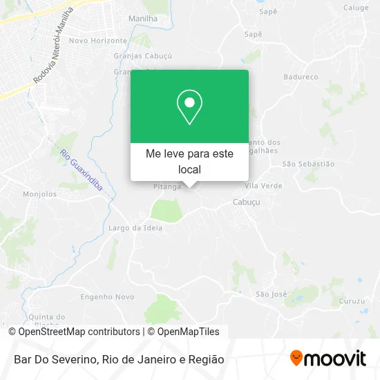 Bar Do Severino mapa