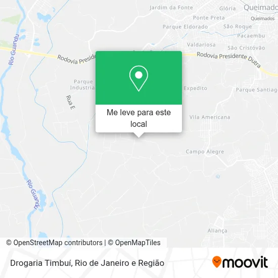 Drogaria Timbuí mapa