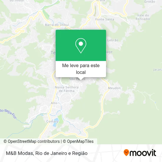 M&B Modas mapa