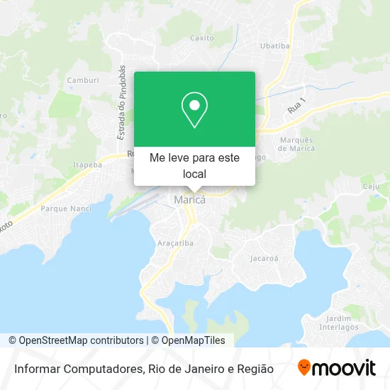 Informar Computadores mapa