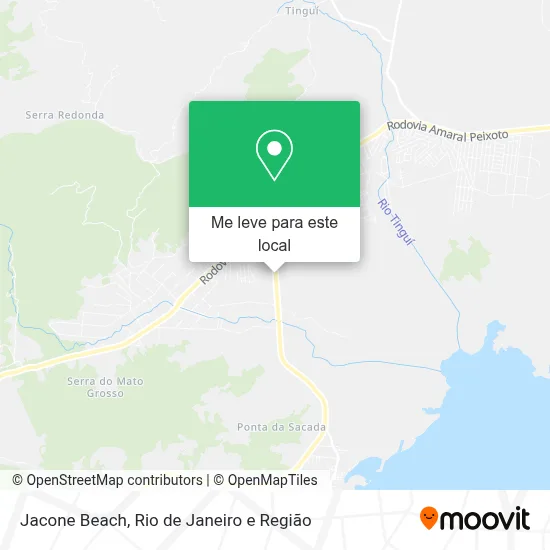 Jacone Beach mapa