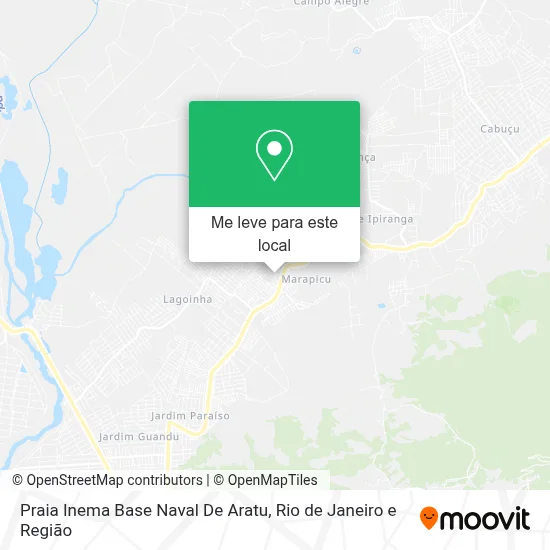 Praia Inema Base Naval De Aratu mapa