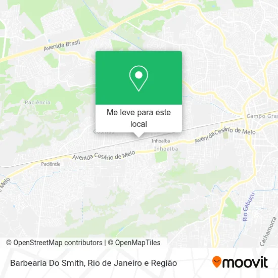 Barbearia Do Smith mapa