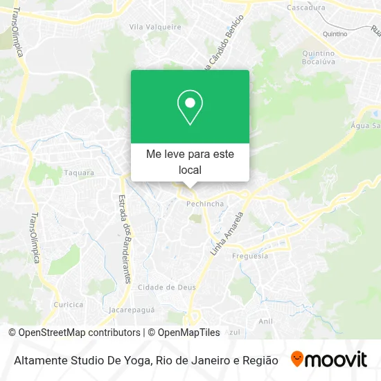 Altamente Studio De Yoga mapa