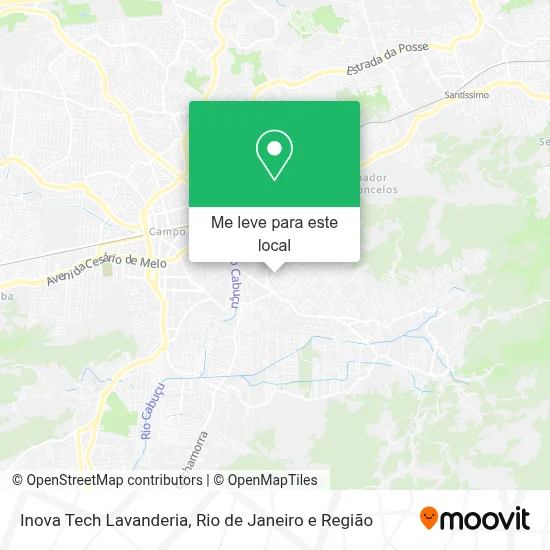 Inova Tech Lavanderia mapa