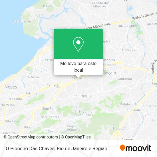 O Pioneiro Das Chaves mapa